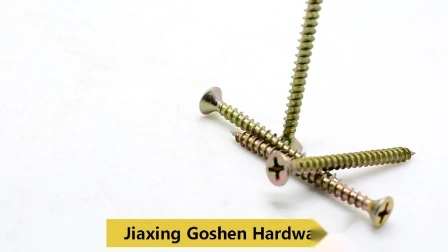 DIN Standard Zinc Plated Screws Countersunk Head Chipboard Wood Screws